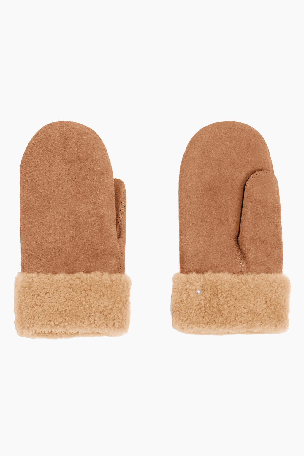 Sheepskin Mittens | Camel