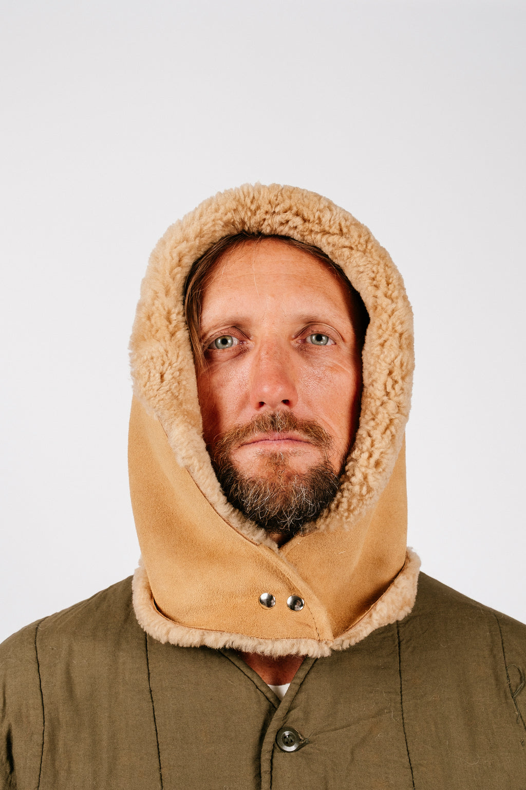 Sheepskin Hood | Camel