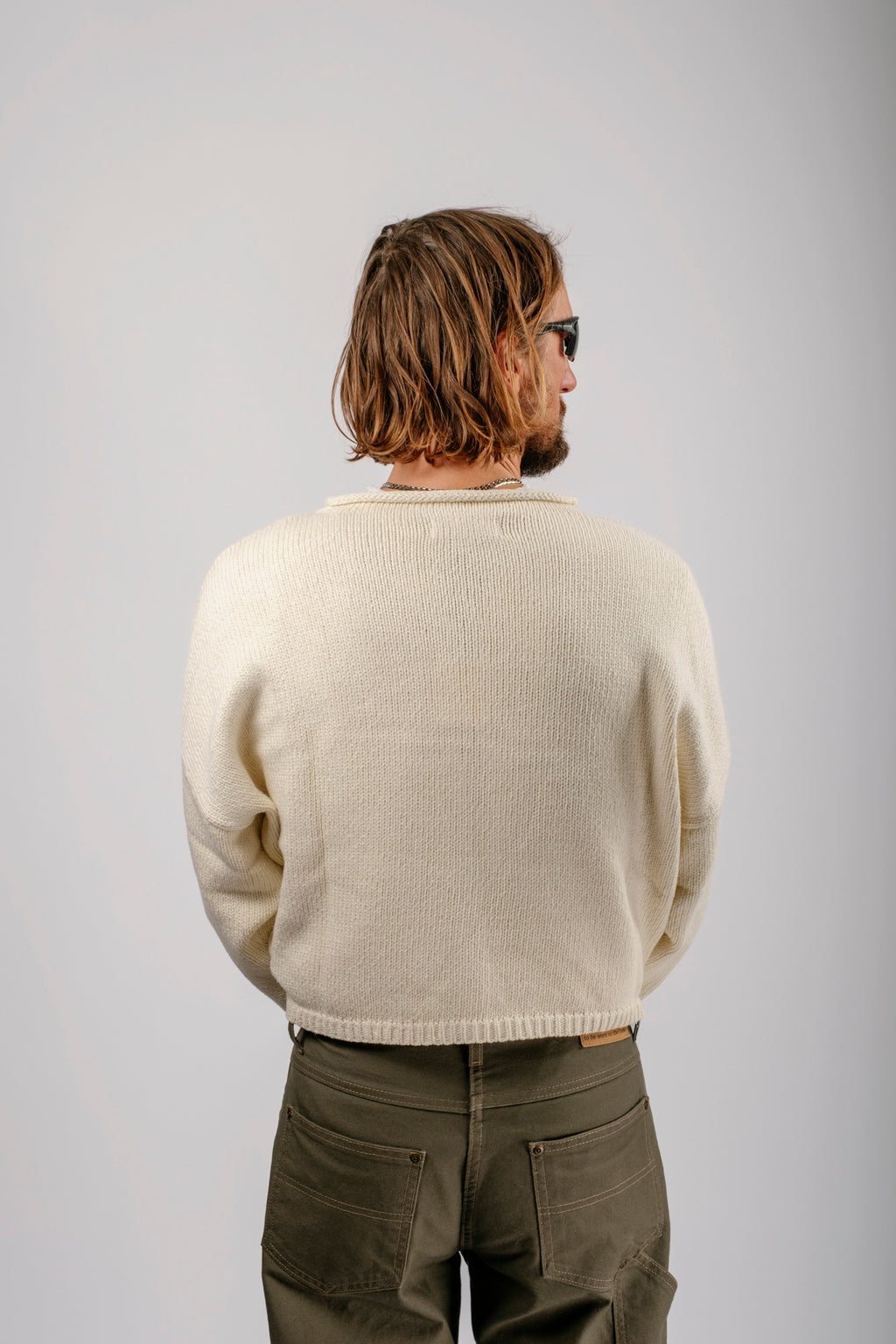 Shrunken Peri Cardigan