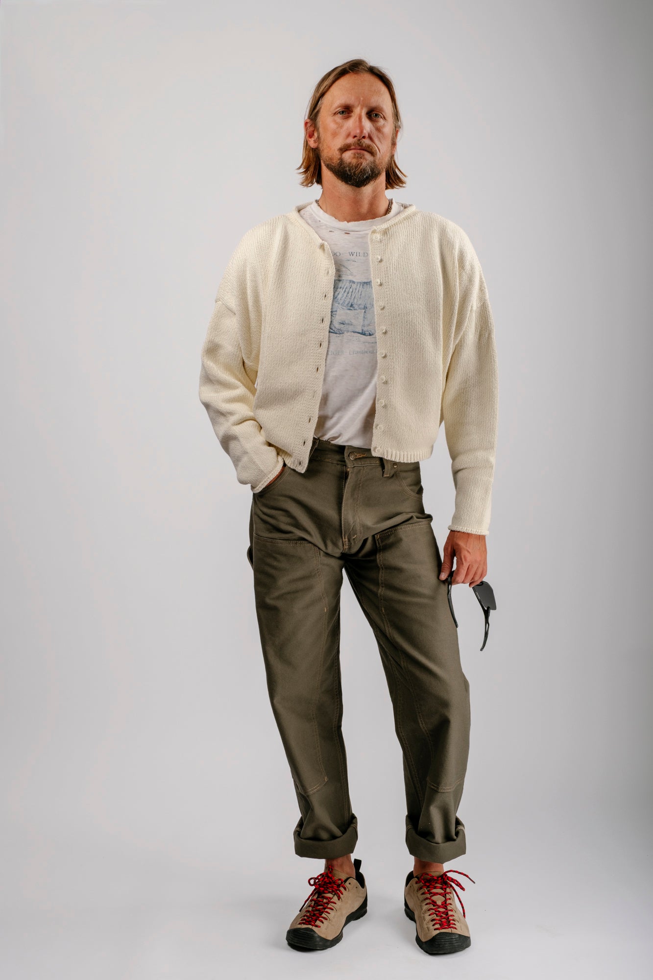 Shrunken Peri Cardigan