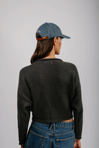 Shrunken Peri Cardigan