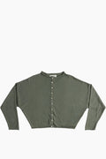 Light Shrunken Peri Cardigan