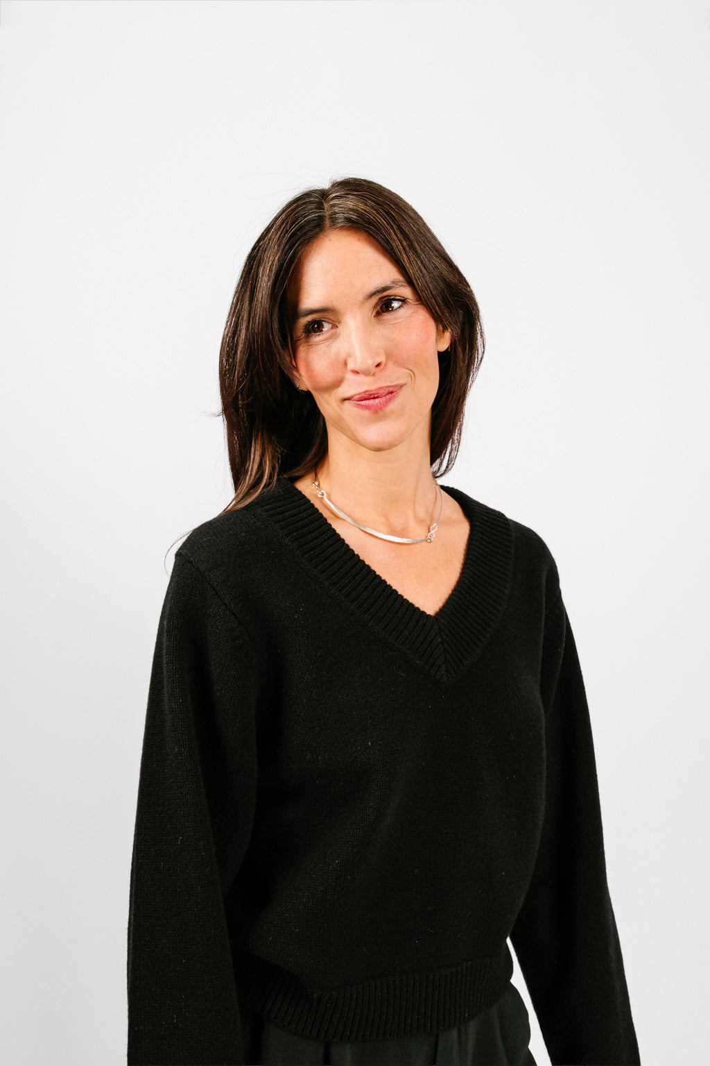 Shrunken Sloane Vee Sweater