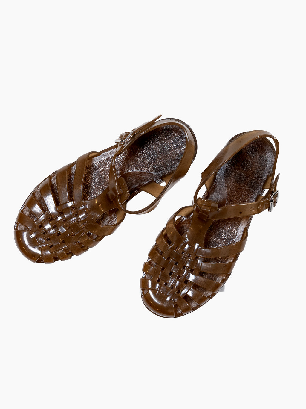 French Recycled Hemp Fisherman Sandals in Sepia