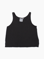 Sophie 100% Hemp Cropped Tank | Black