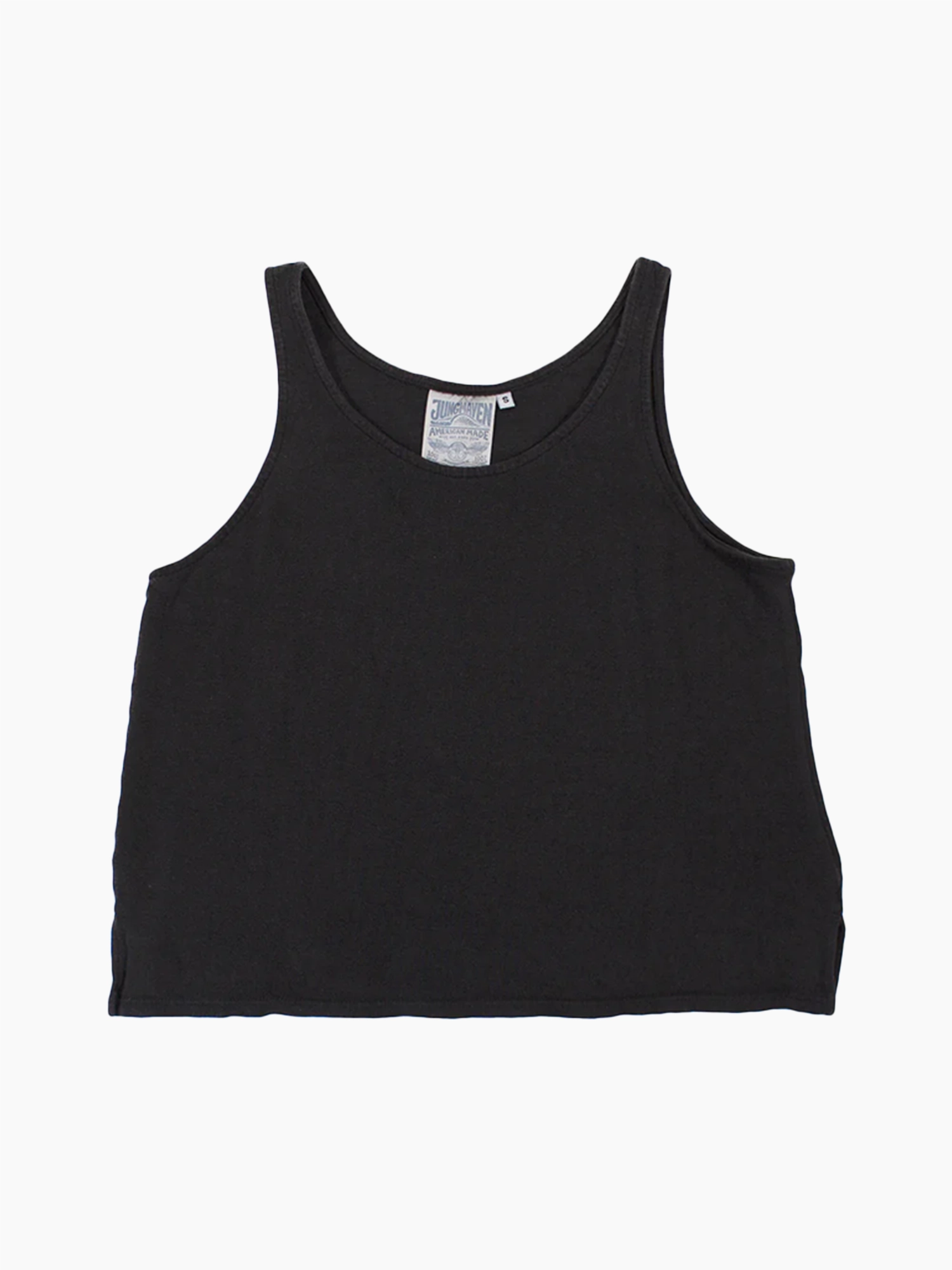 Sophie 100% Hemp Cropped Tank | Black