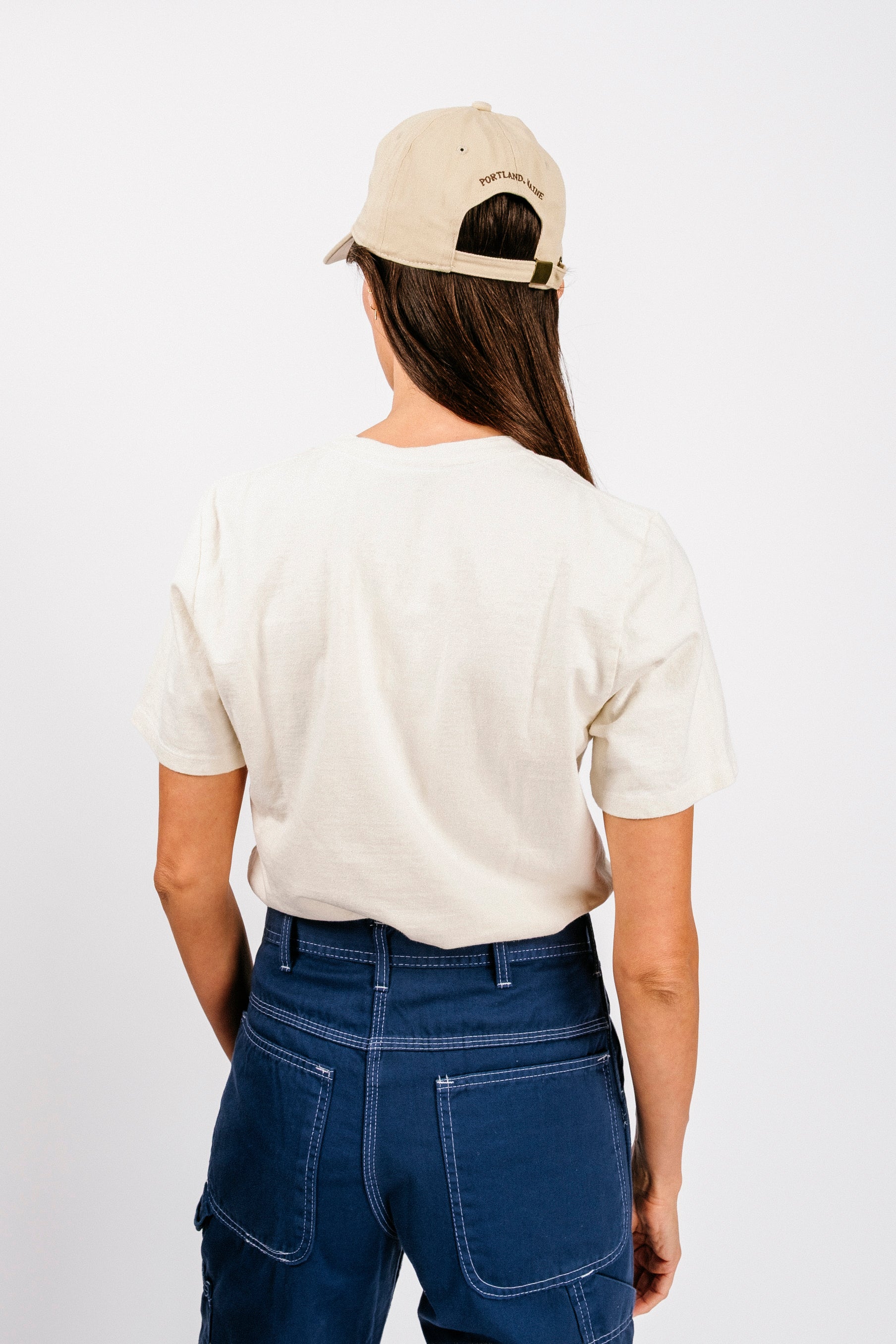 Boulder Pocket Tee | Washed White