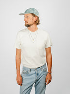Boulder Pocket Tee | Washed White