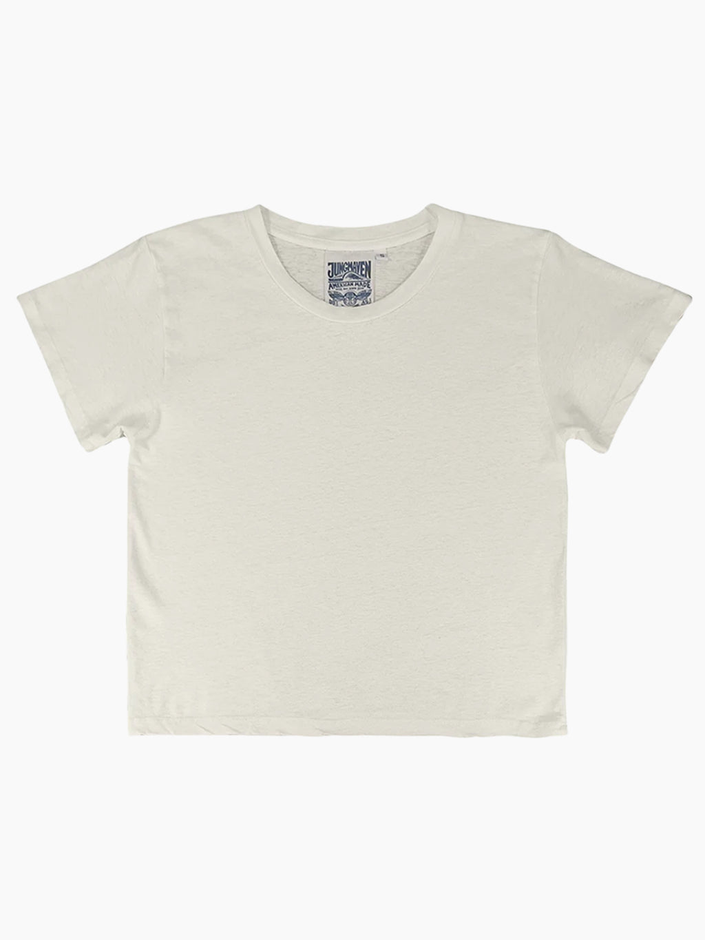 Cropped Lorel Tee | Washed White