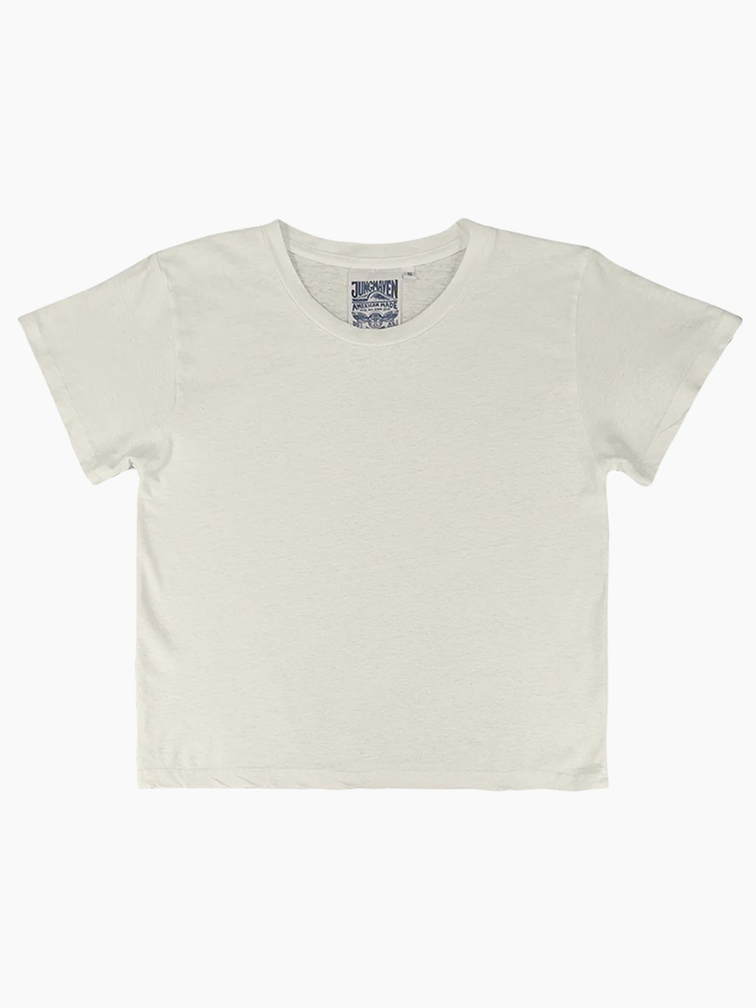 Cropped Lorel Tee | Washed White