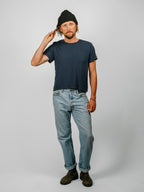 Cropped Ojai Tee | Navy