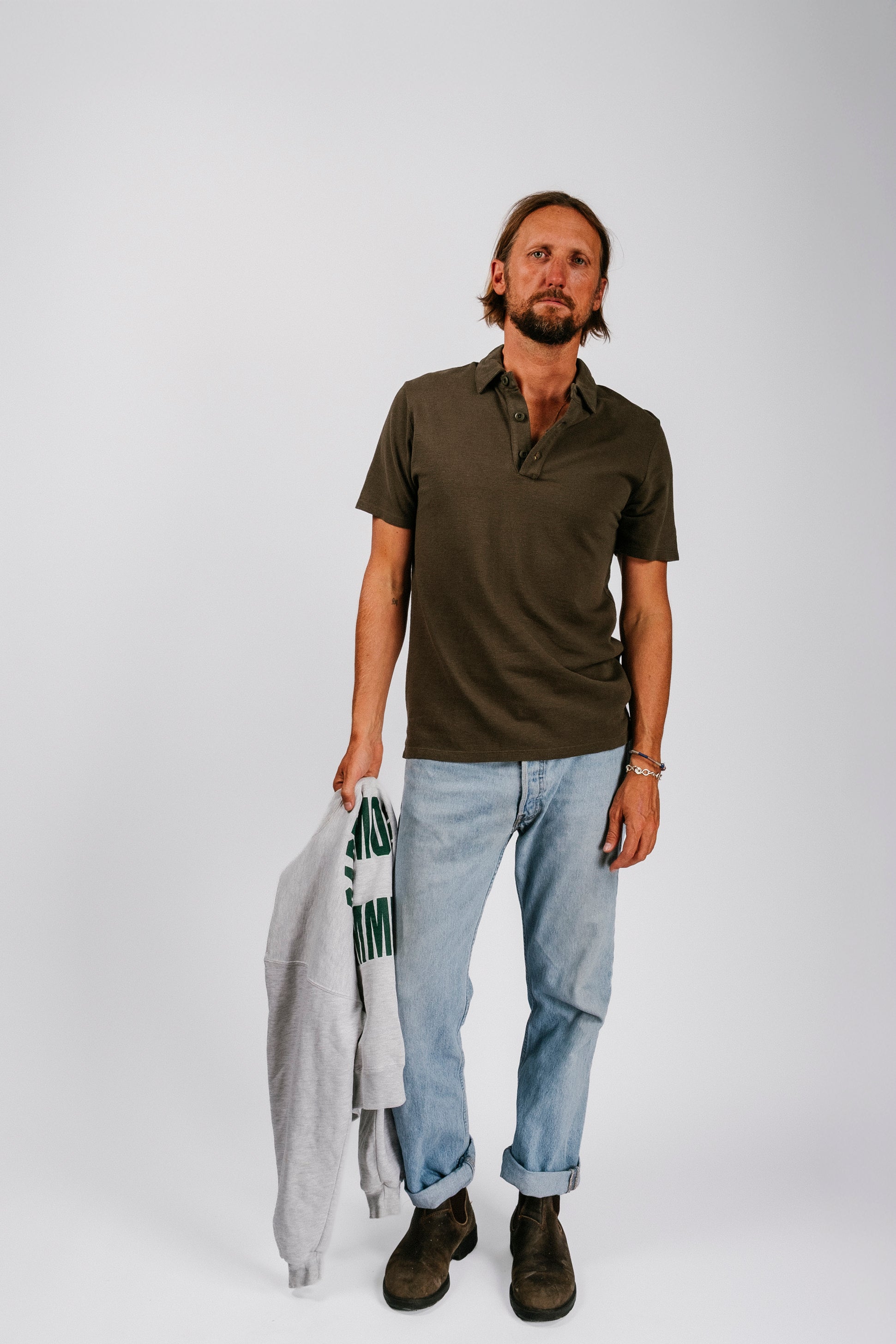 Fields Polo | Olive Green