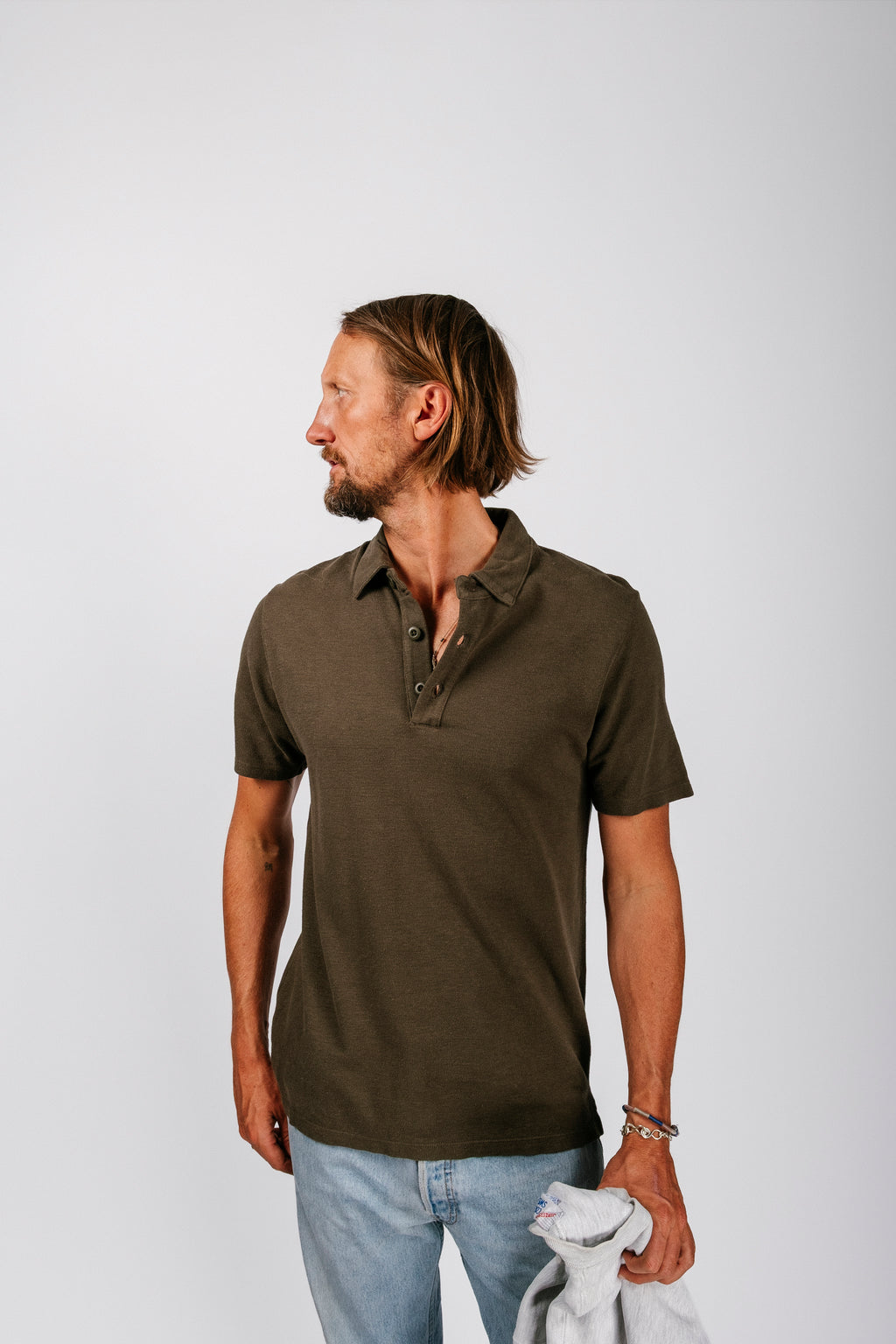 Fields Polo | Olive Green
