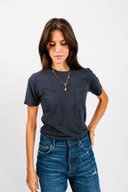 Jung Pocket Tee | Navy