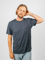 Jung Pocket Tee | Navy