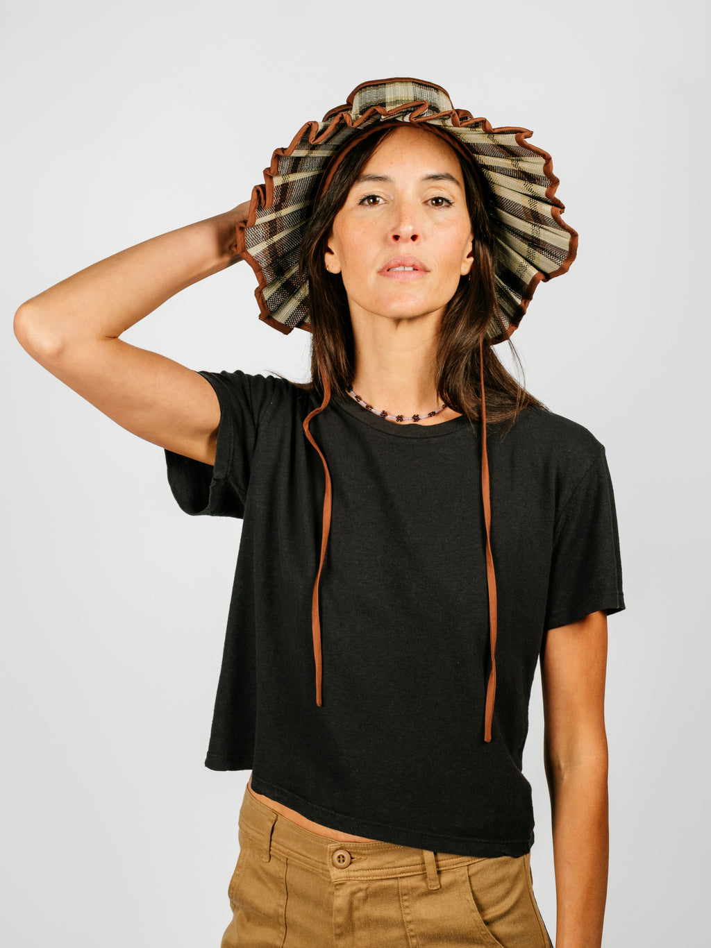 Cropped Ojai Tee | Black