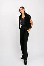 Paige V-Neck Tee | Black