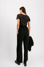 Paige V-Neck Tee | Black