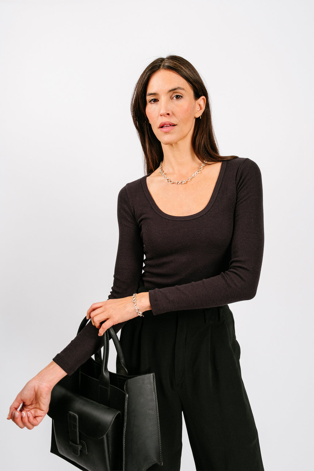 Paseo Long Sleeve Tee | Black