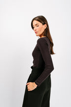 Paseo Long Sleeve Tee | Black