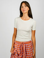 Paseo Tee | Washed White