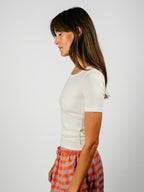 Paseo Tee | Washed White