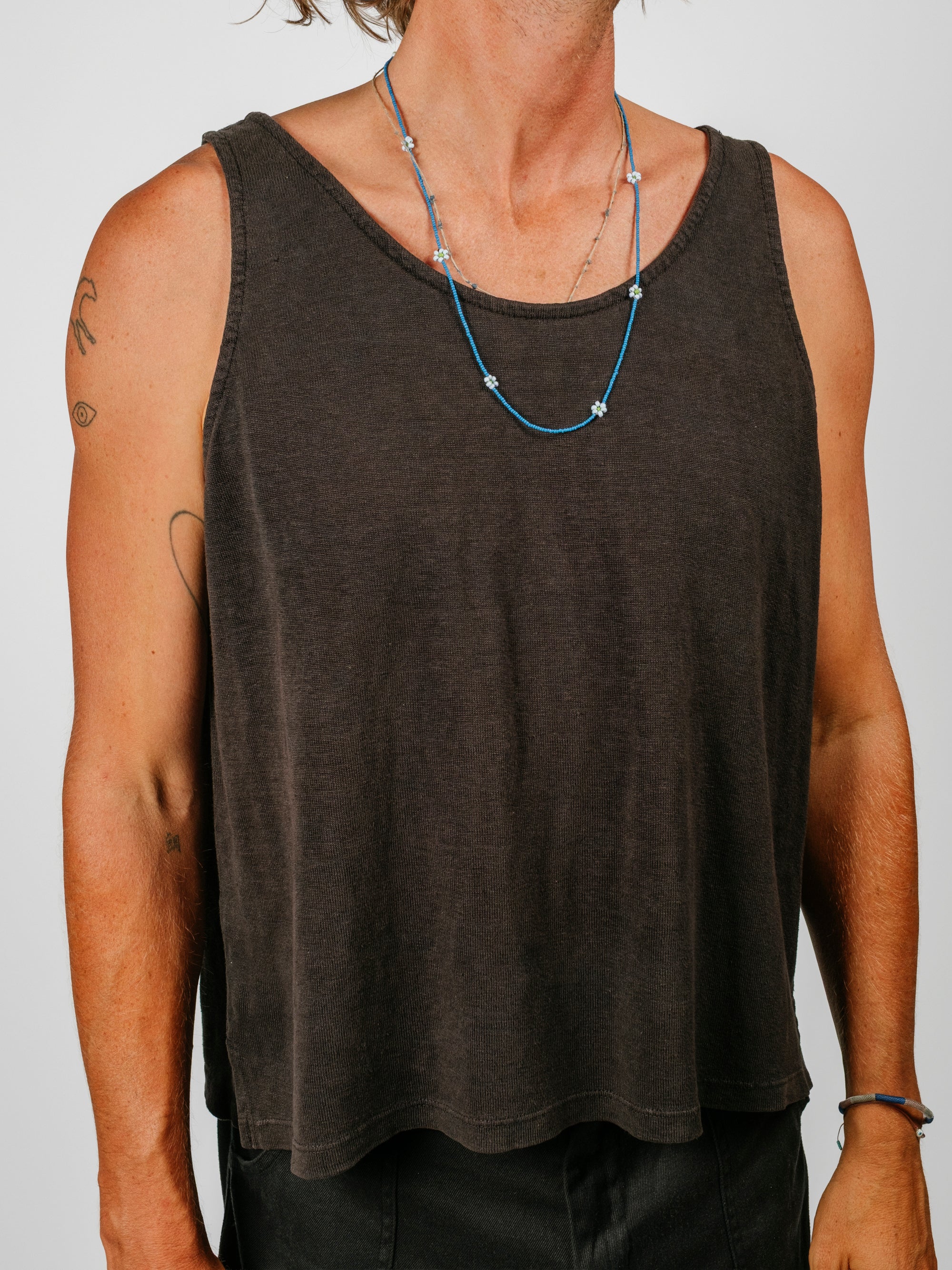 Sophie 100% Hemp Cropped Tank | Black