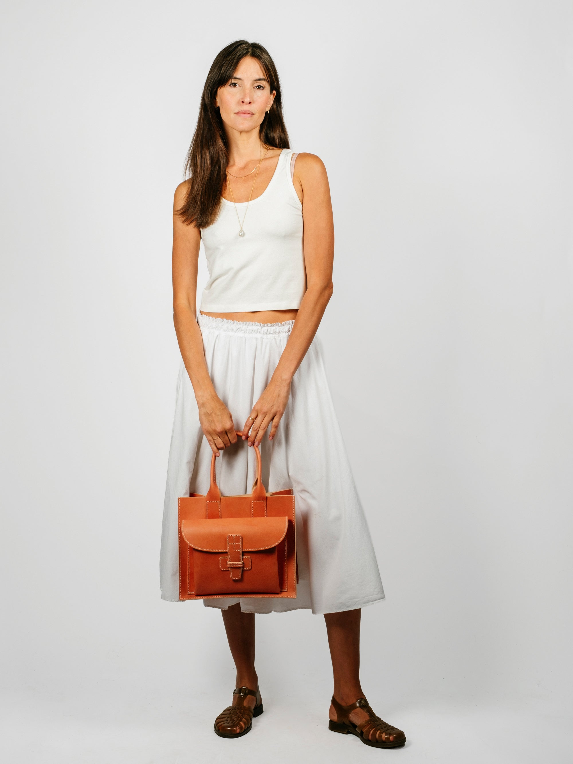 Sporty Tank | Washed White