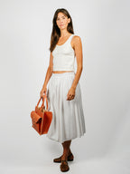 Sporty Tank | Washed White