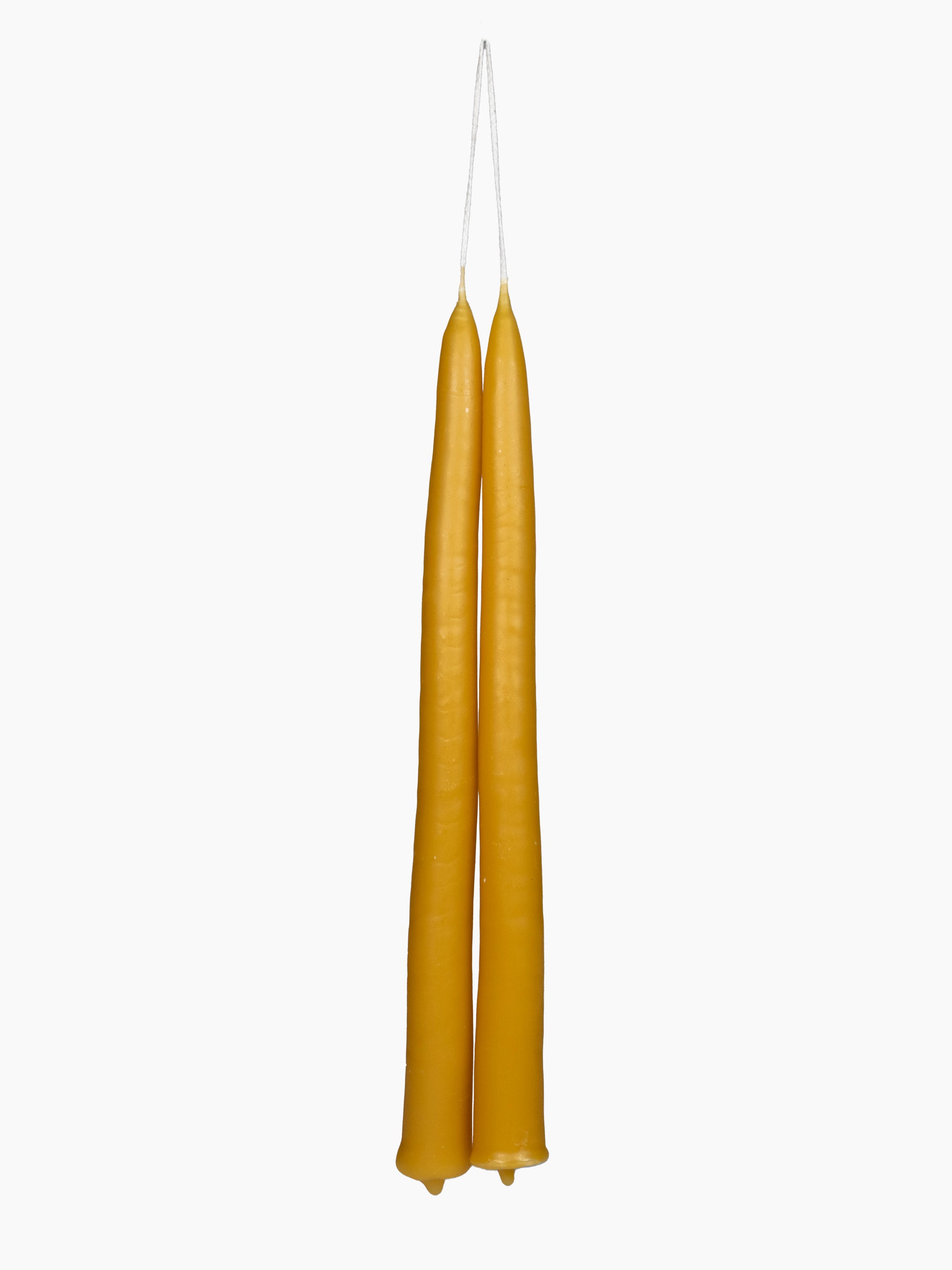 9" Beeswax Taper Candles