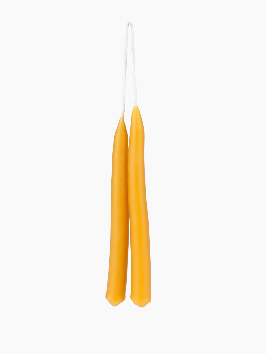 5" Beeswax Thin Taper Candles