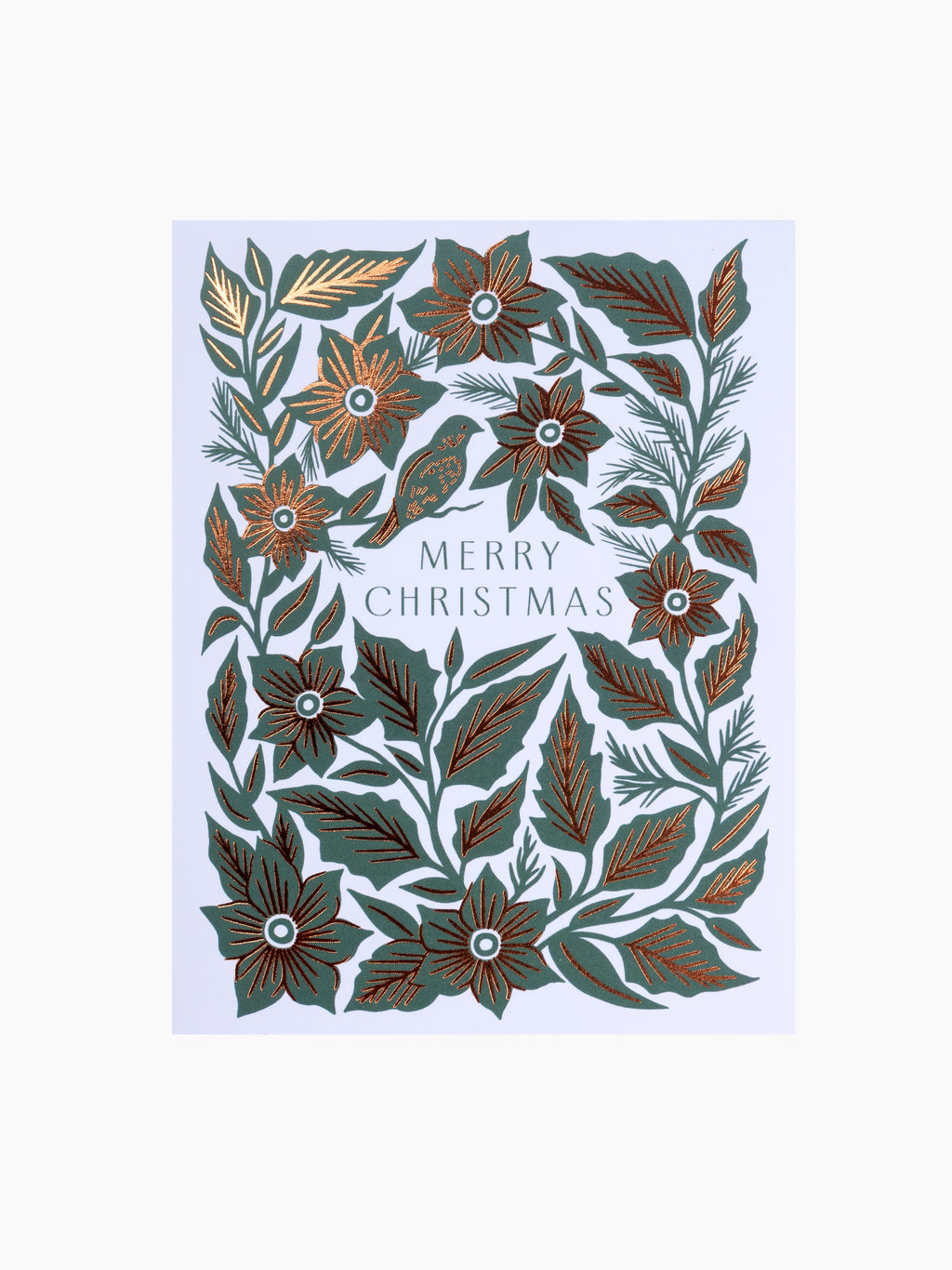 Merry Christmas Card | Set of 6 | Green