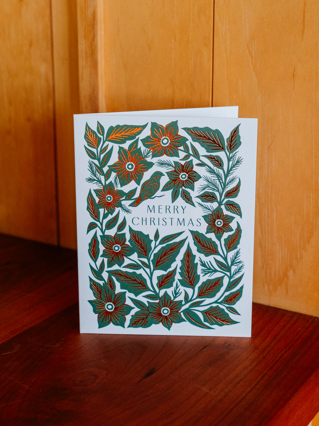 Merry Christmas Card | Set of 6 | Green