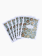 Merry Christmas Card | Set of 6 | Green