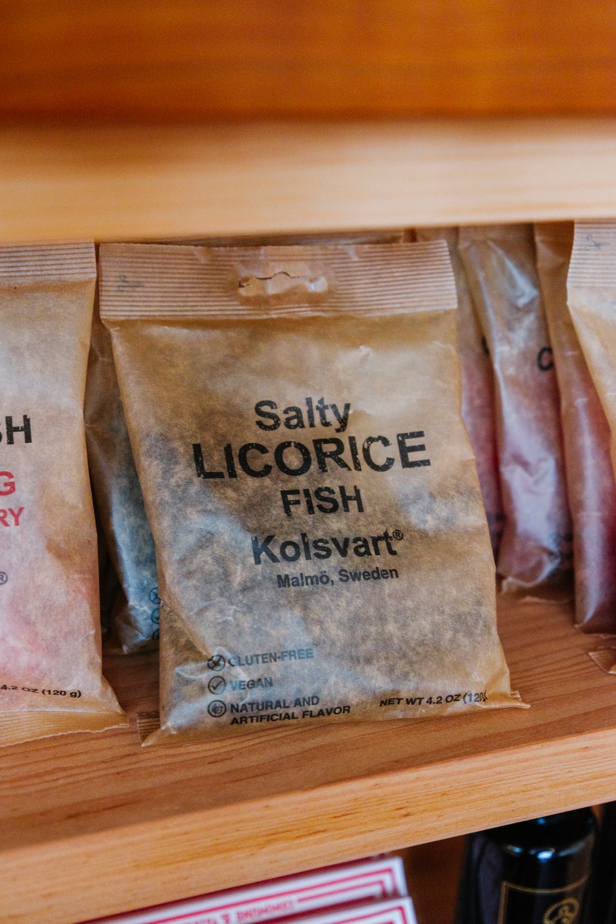 Salty Licorice Candy Fish