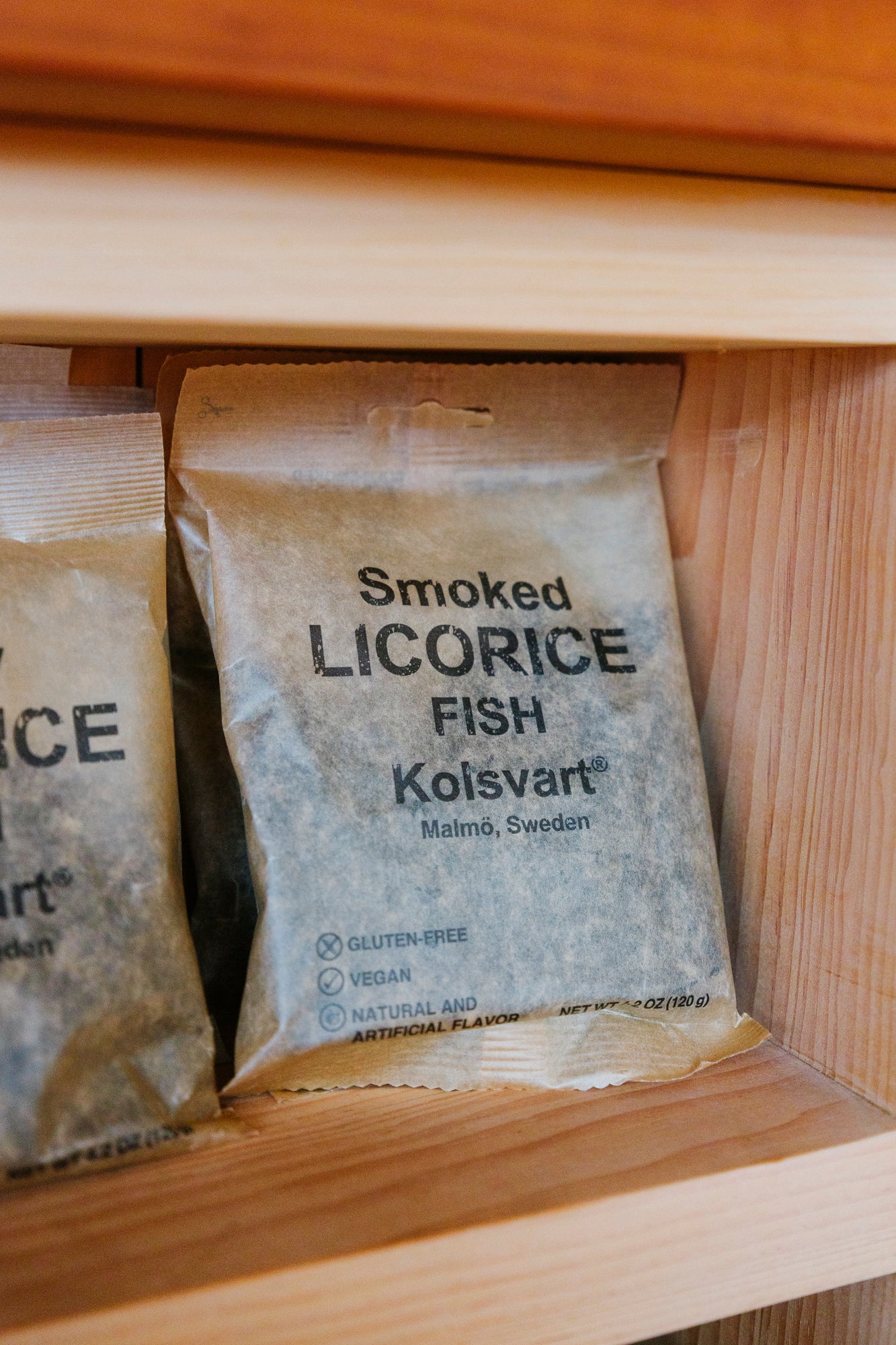 Salty Smoked Licorice Candy Fish