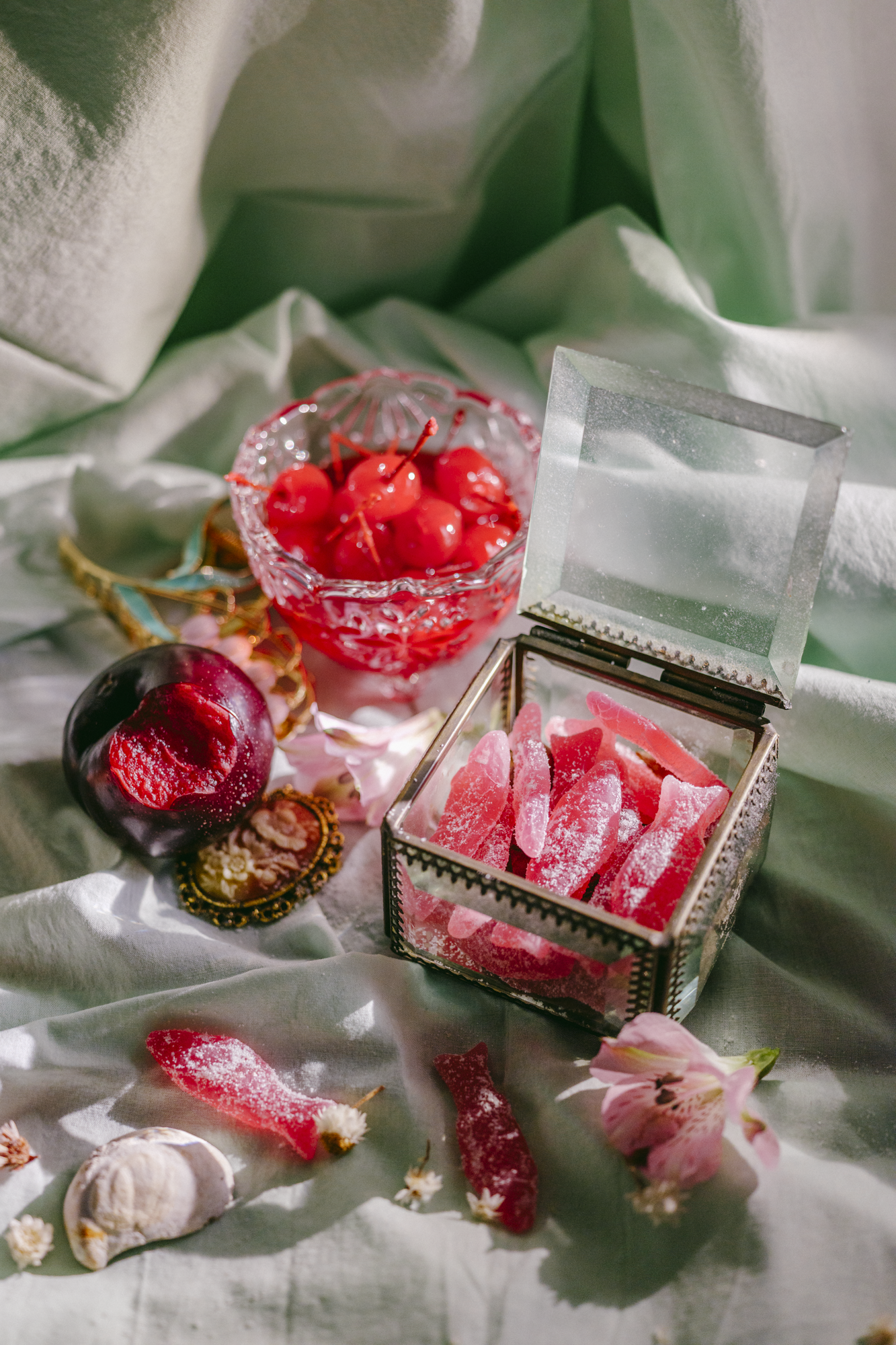 Sour Raspberry Candy Fish