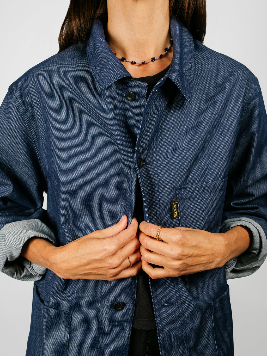 The French Chore Coat | Dark Denim