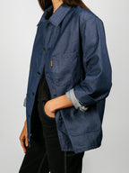 The French Chore Coat | Dark Denim