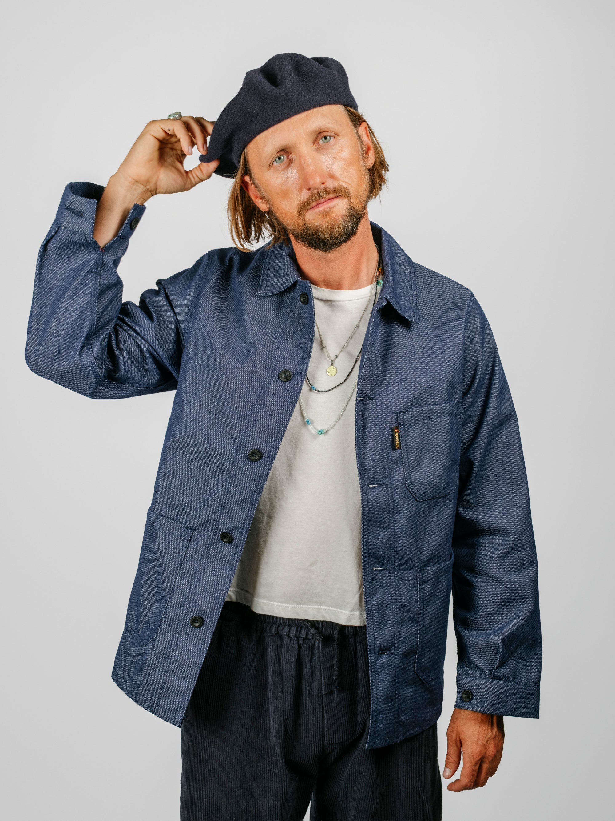 The French Chore Coat | Dark Denim