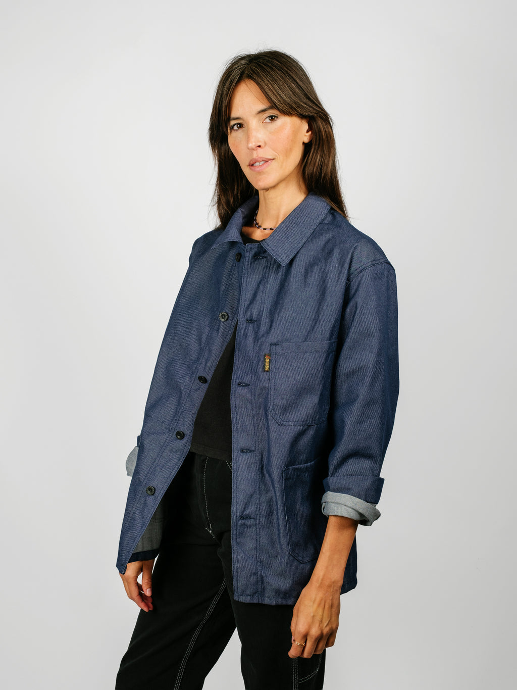 The French Chore Coat | Dark Denim