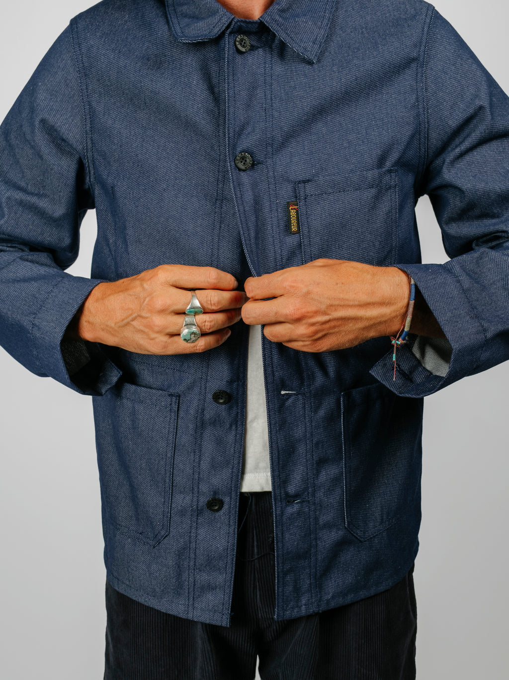 The French Chore Coat | Dark Denim