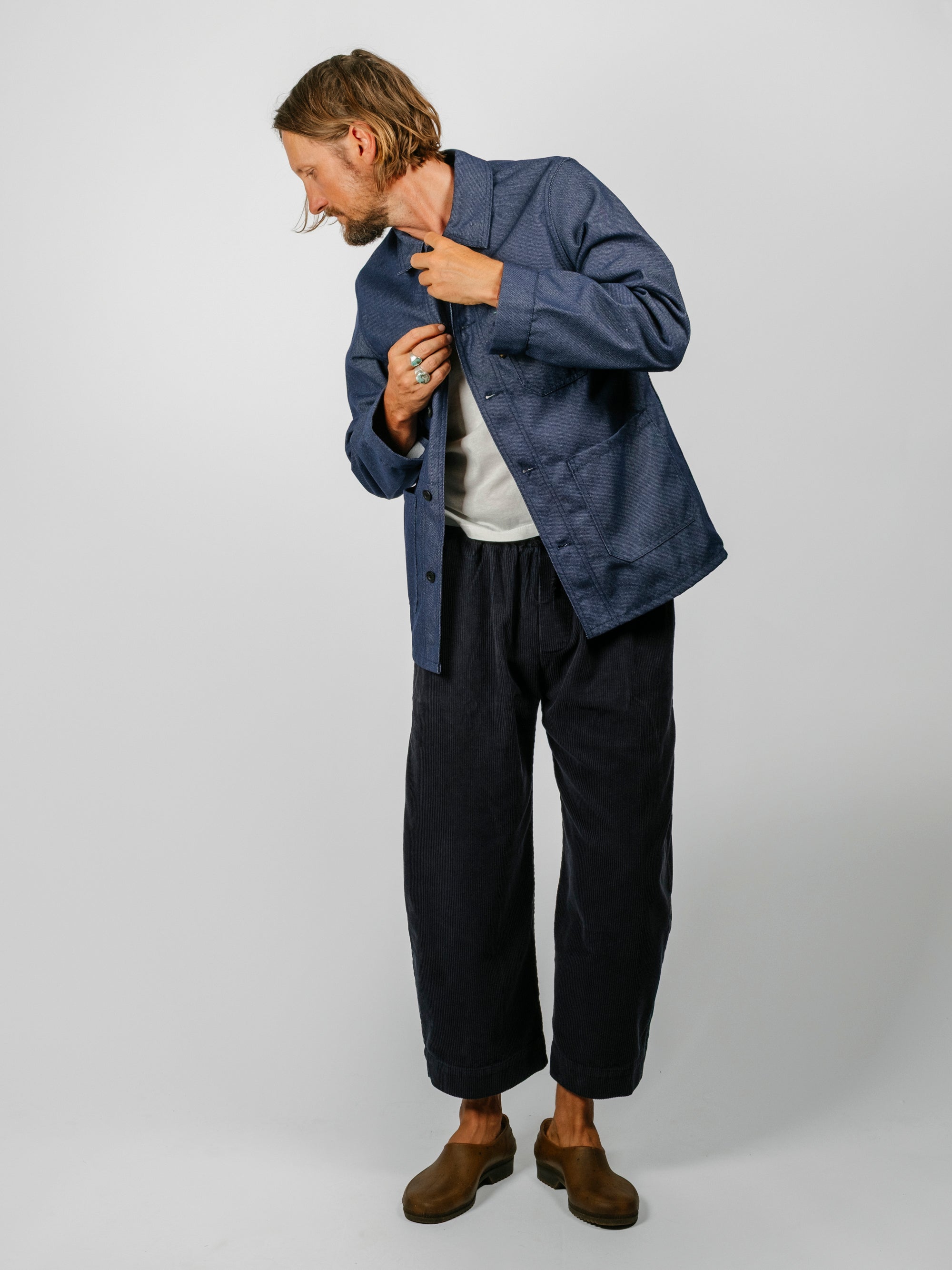 The French Chore Coat | Dark Denim