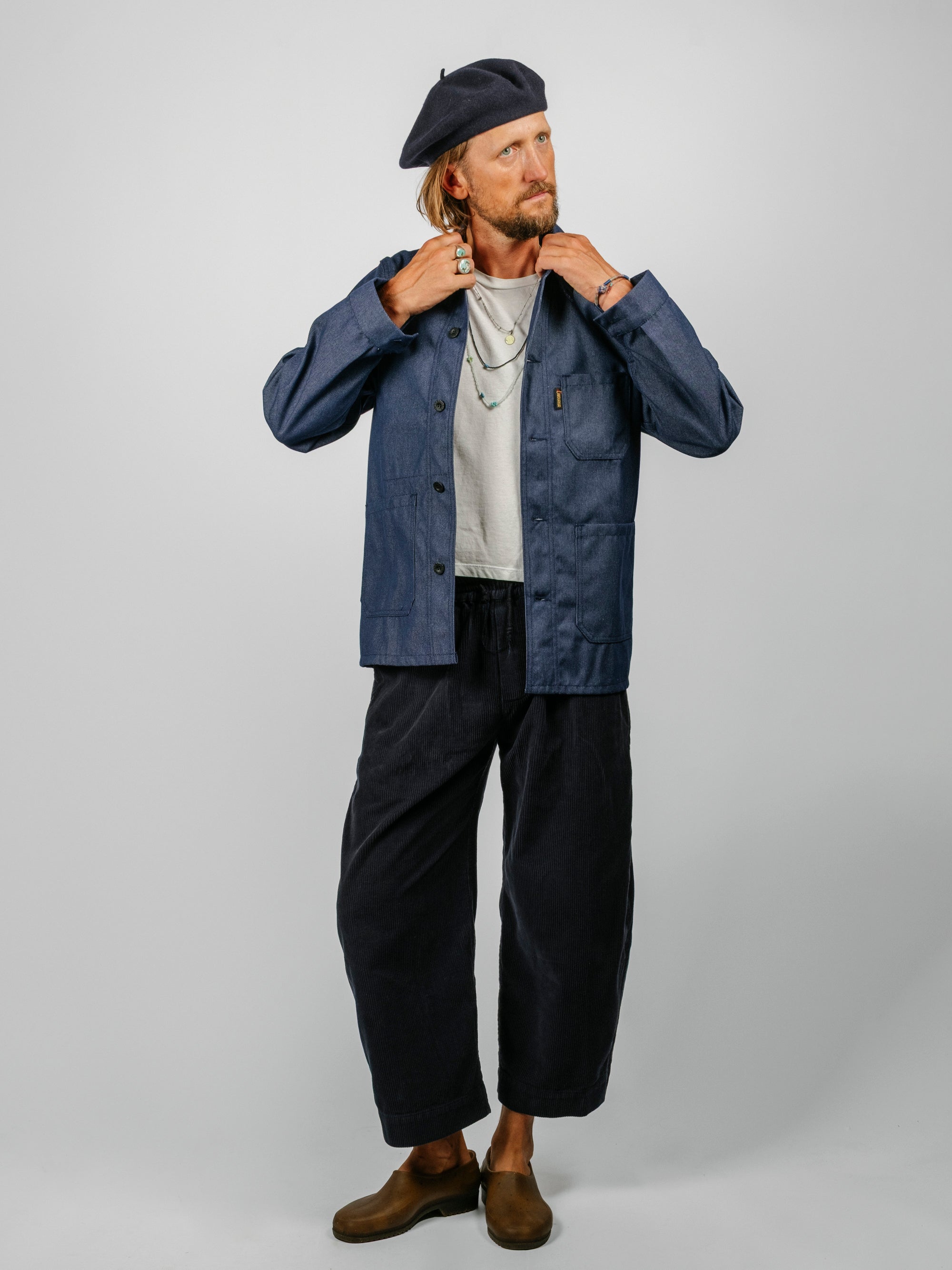 The French Chore Coat | Dark Denim