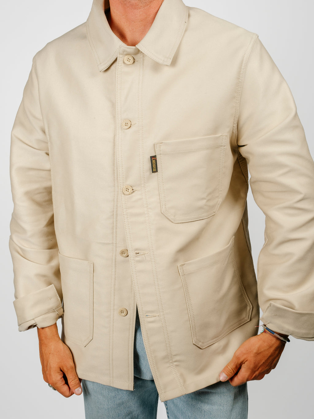 The French Chore Coat | Ecru