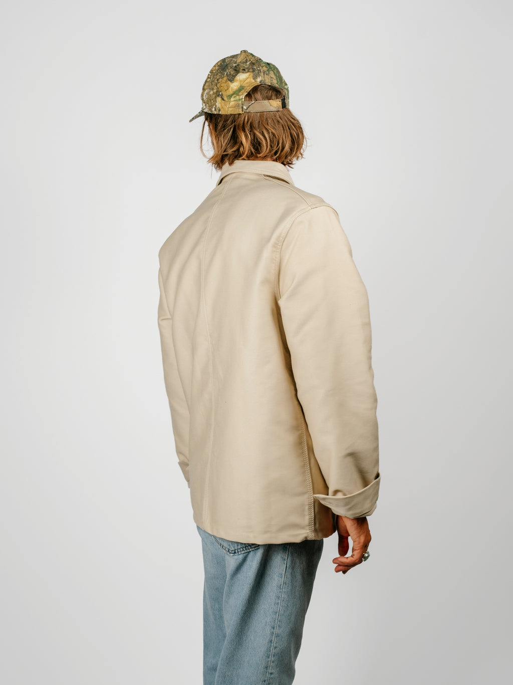 The French Chore Coat | Ecru