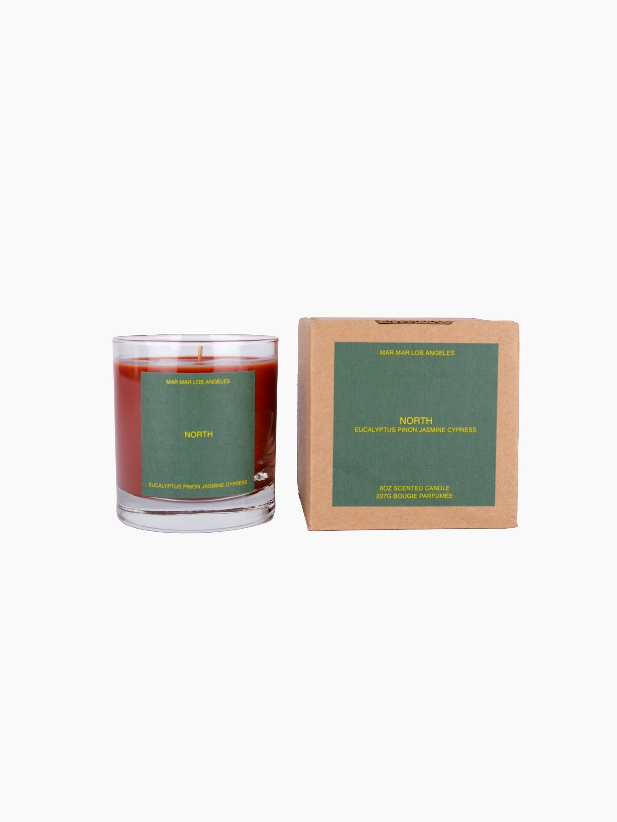 North Candle | Eucalyptus Pinon Jasmine Cypress