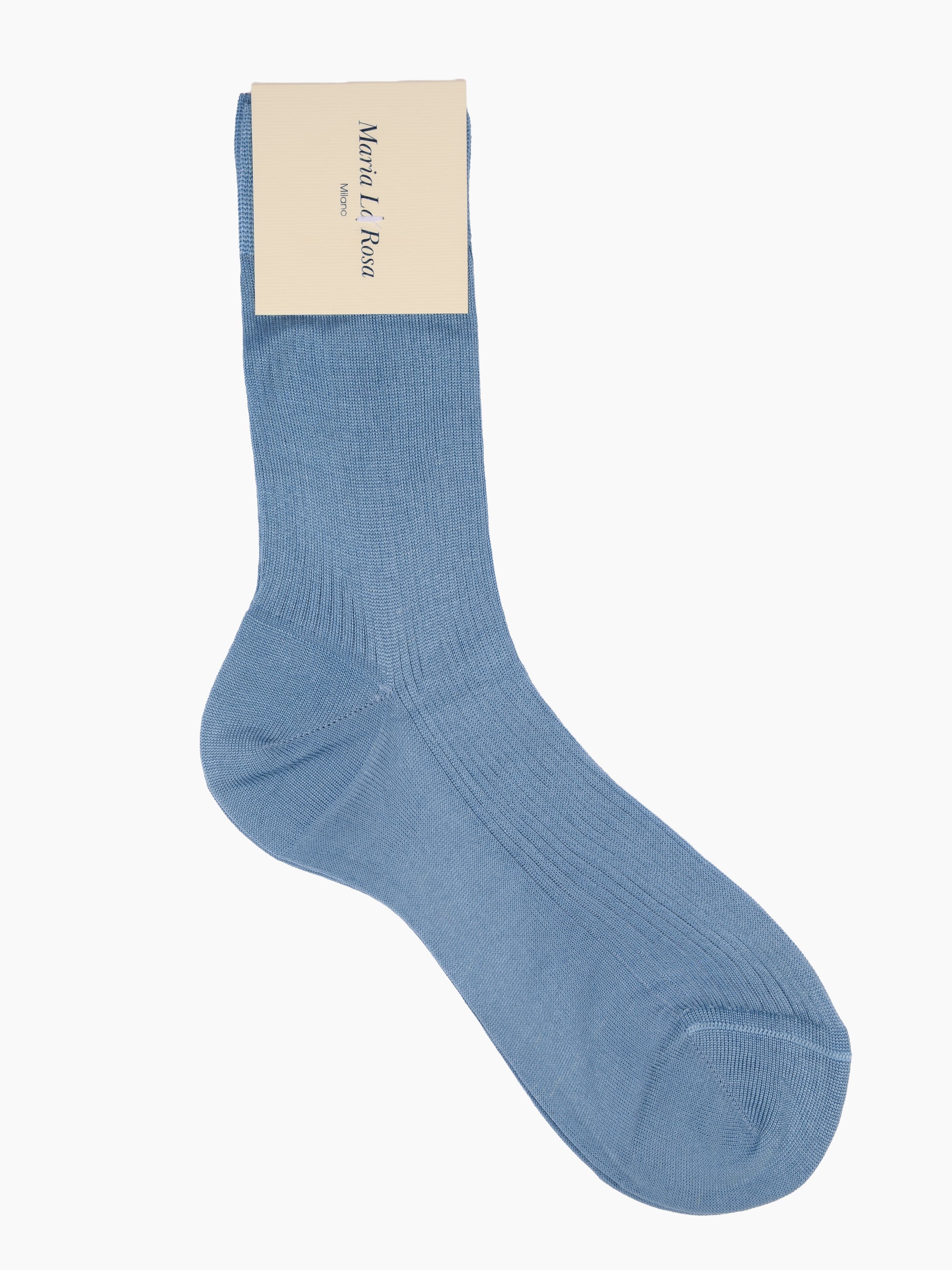 Silk Ribbed Socks
