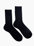 Silk Ribbed Socks