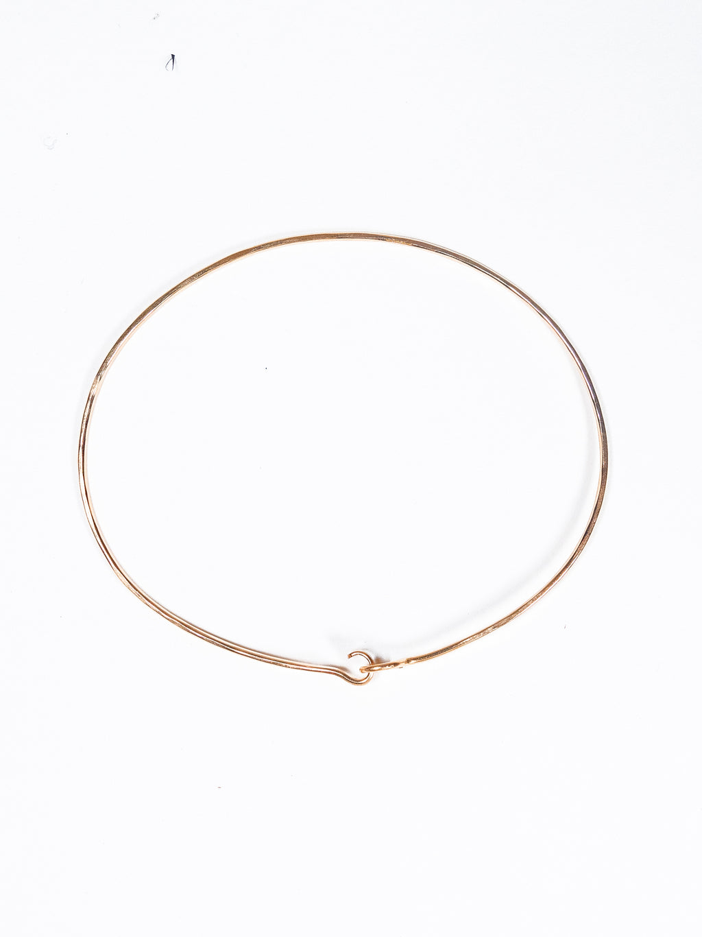 14K Hammered Cuff Bracelet